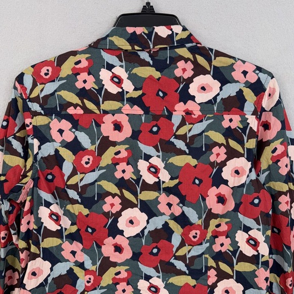 Seasalt Shirt Womens 4 Colorful Floral Print Larissa Organic Cotton Top - Picture 7 of 14
